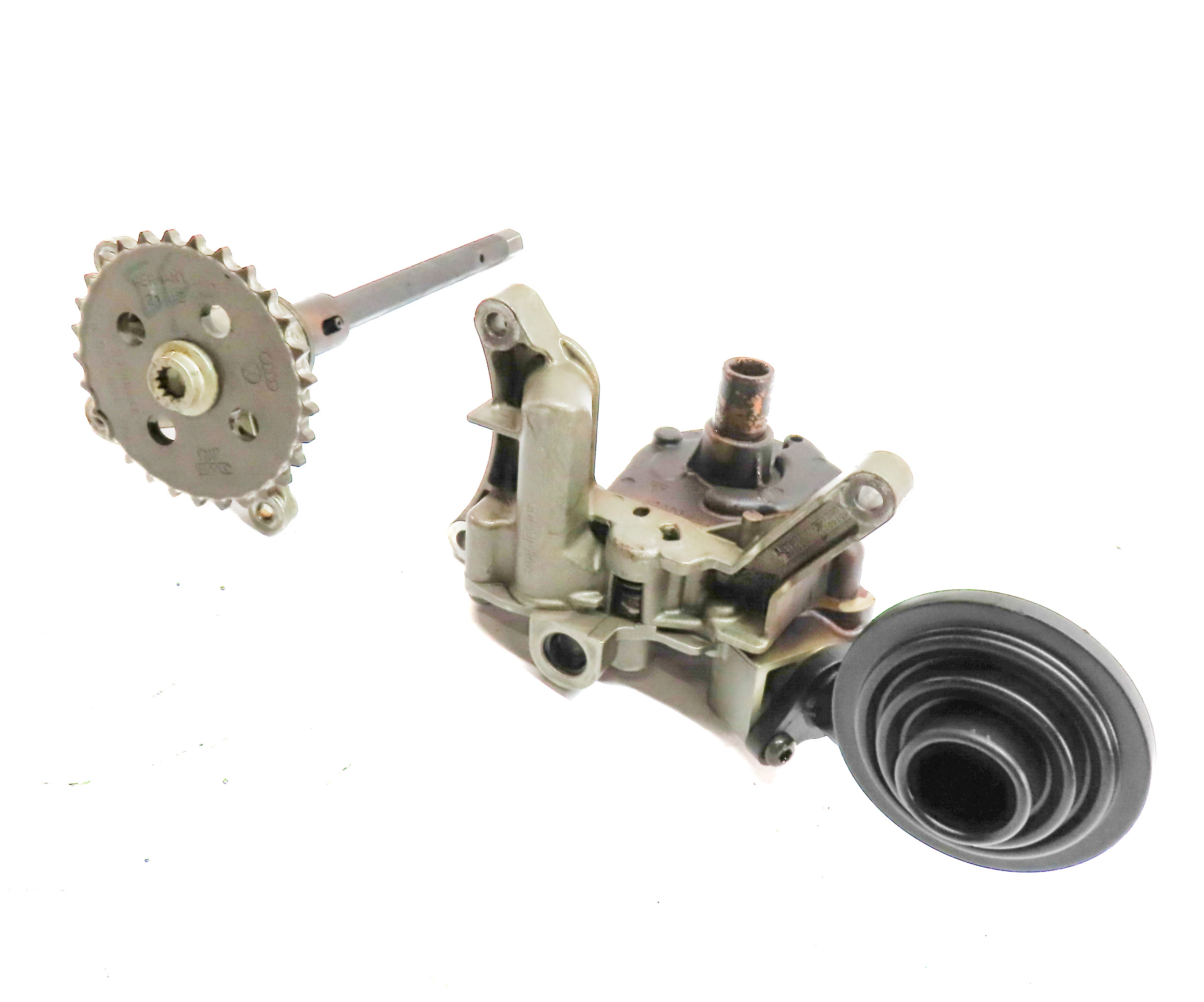 2013 AUDI Q7 (4L) 3.0L SUPER (CTWB) ENGINE MOTOR OIL FLUID PUMP w/ PICK UP TUBE — exact item pictured
